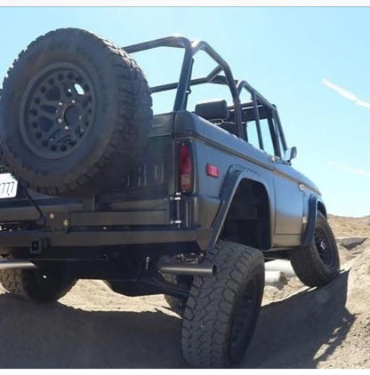 1966-1977 Bronco ProtoFab RockSolid™ Single Rack Rear Bumper (PF303) image 4