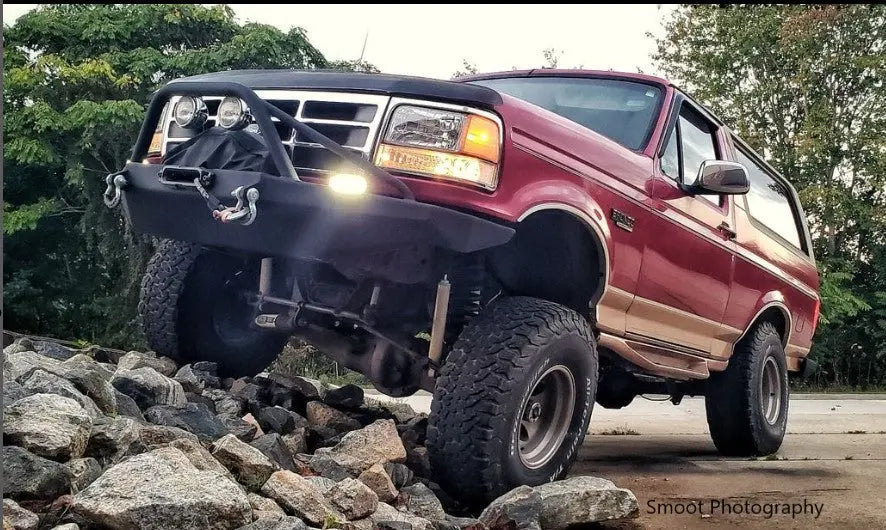92-96 Bronco Front Winch Bumper | RockSolid Series (PF820) ProtoFab