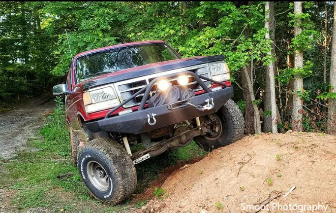 92-96 Bronco Front Winch Bumper | RockSolid Series (PF820) ProtoFab