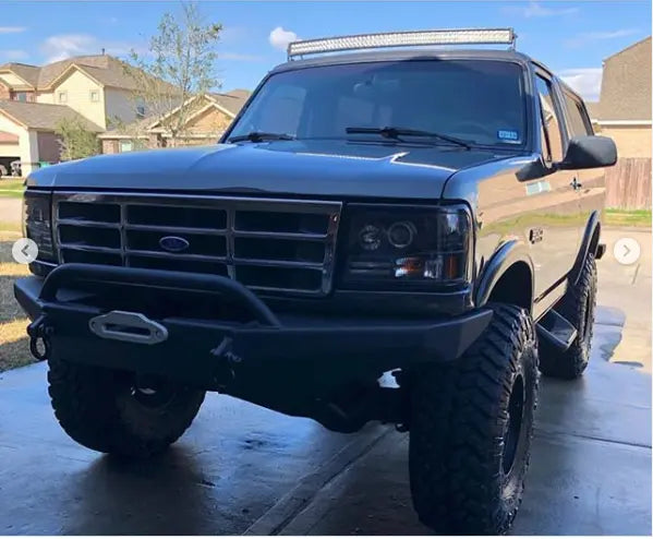 92-96 Bronco Front Winch Bumper | RockSolid Series (PF820) ProtoFab